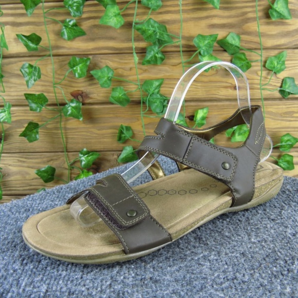Khombu‎ Ava Women's Brown Sport Sandals Size 10 Synthetic Comfort Hook-and-Loop